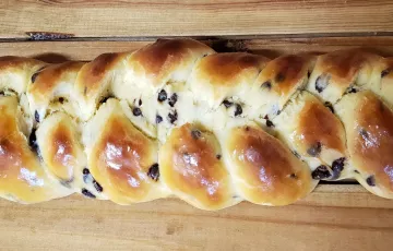 Tresse Briochée aux Pétites de Chocolat